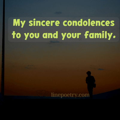 short condolence message to a friend