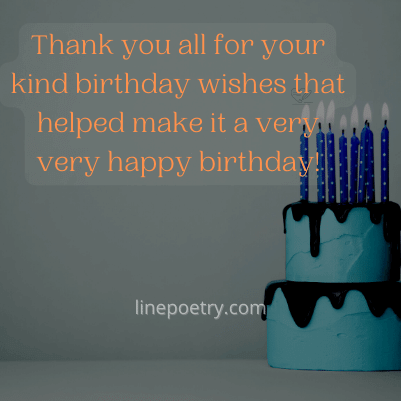 310 Grateful Ways To Say Thank You For Birthday Wishes