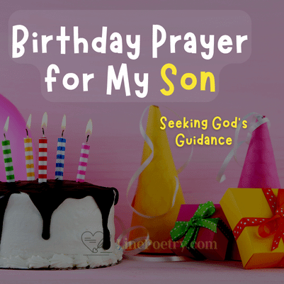 birthday prayer for my son